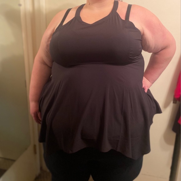 torrid Plus-Size Tank Top, Black , Size 5X - Picture 1 of 2